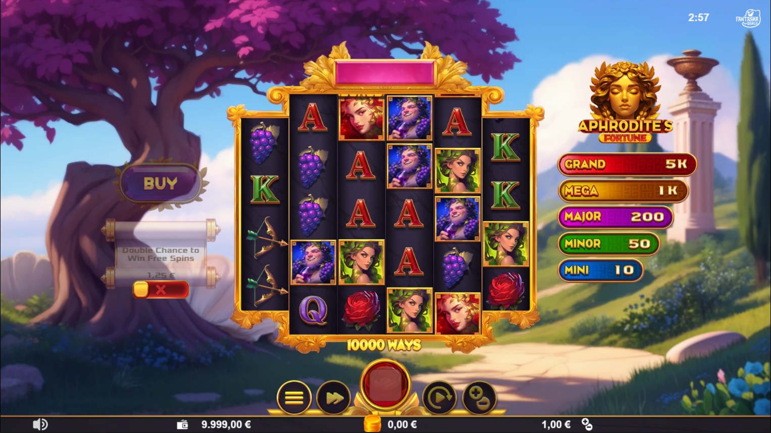 casino-winboss-aphrodites-fortune-interface